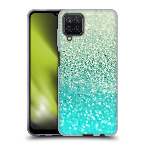 Monika Strigel Glitter Collection Mint Soft Gel Case for Samsung Galaxy A12 (2020)