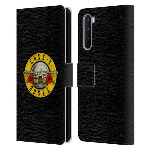 Guns N' Roses Key Art Bullet Logo Leather Book Wallet Case Cover For OnePlus Nord 5G