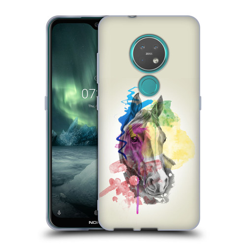 Mark Ashkenazi Animals Horse Soft Gel Case for Nokia 6.2 / 7.2