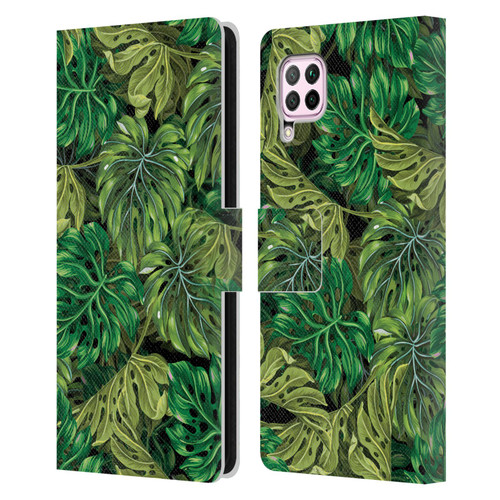 Mark Ashkenazi Banana Life Tropical Haven Leather Book Wallet Case Cover For Huawei Nova 6 SE / P40 Lite