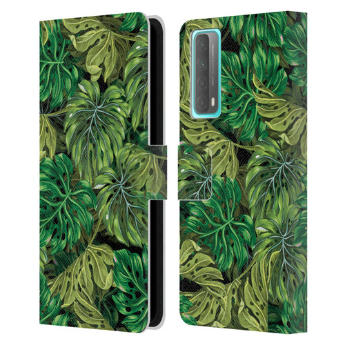 Mark Ashkenazi Banana Life Tropical Haven Leather Book Wallet Case Cover For Huawei P Smart (2021)