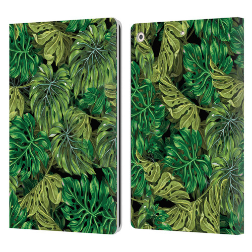 Mark Ashkenazi Banana Life Tropical Haven Leather Book Wallet Case Cover For Apple iPad 10.2 2019/2020/2021
