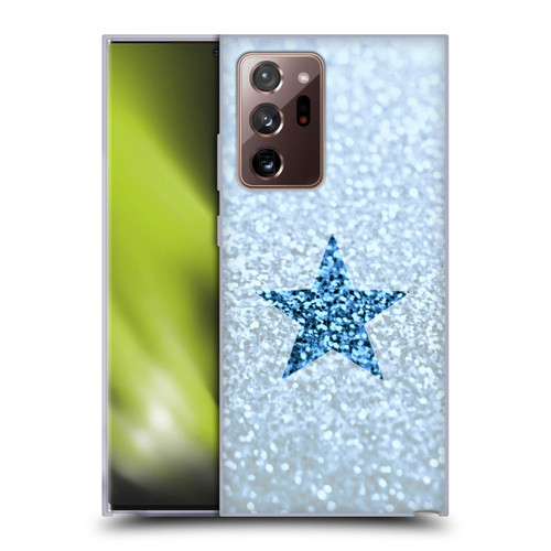 Monika Strigel Glitter Star Pastel Rainy Blue Soft Gel Case for Samsung Galaxy Note20 Ultra / 5G