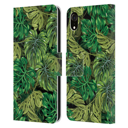 Mark Ashkenazi Banana Life Tropical Haven Leather Book Wallet Case Cover For Apple iPhone XR