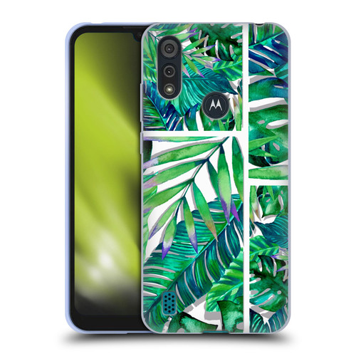 Mark Ashkenazi Banana Life Tropical Green Soft Gel Case for Motorola Moto E6s (2020)
