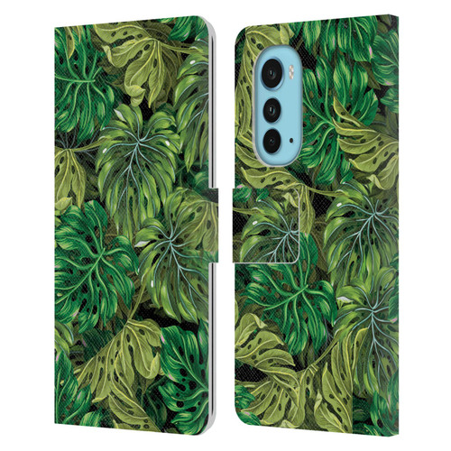 Mark Ashkenazi Banana Life Tropical Haven Leather Book Wallet Case Cover For Motorola Edge (2022)