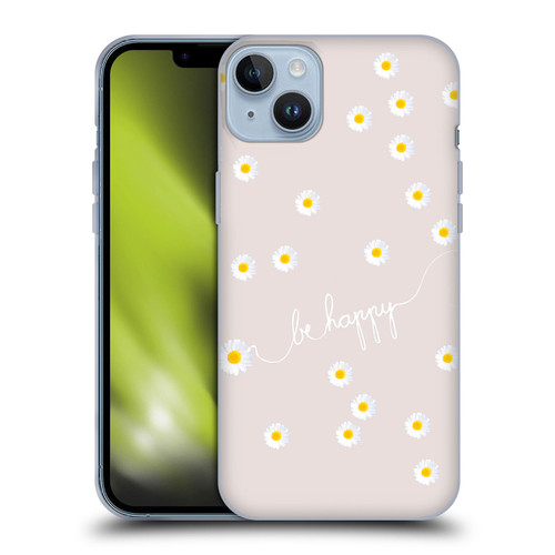 Monika Strigel Happy Daisy Nude Soft Gel Case for Apple iPhone 14 Plus