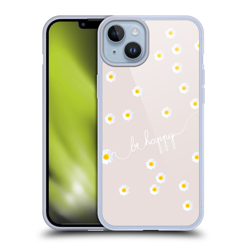 Monika Strigel Happy Daisy Nude Soft Gel Case for Apple iPhone 14 Plus