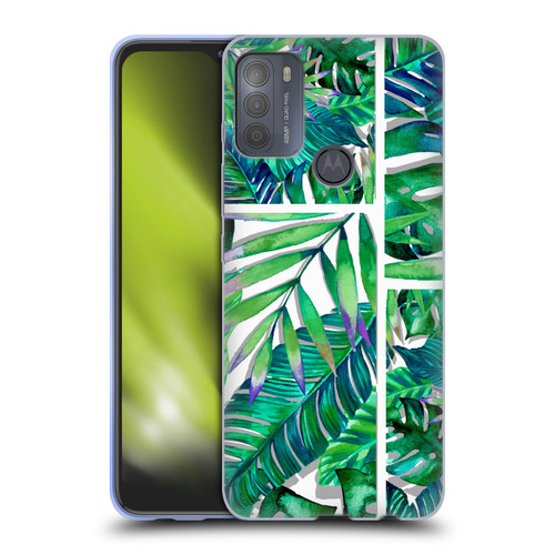 Mark Ashkenazi Banana Life Tropical Green Soft Gel Case for Motorola Moto G50