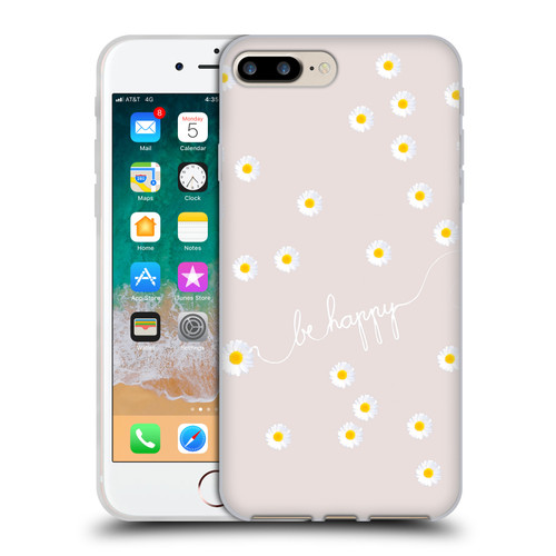 Monika Strigel Happy Daisy Nude Soft Gel Case for Apple iPhone 7 Plus / iPhone 8 Plus