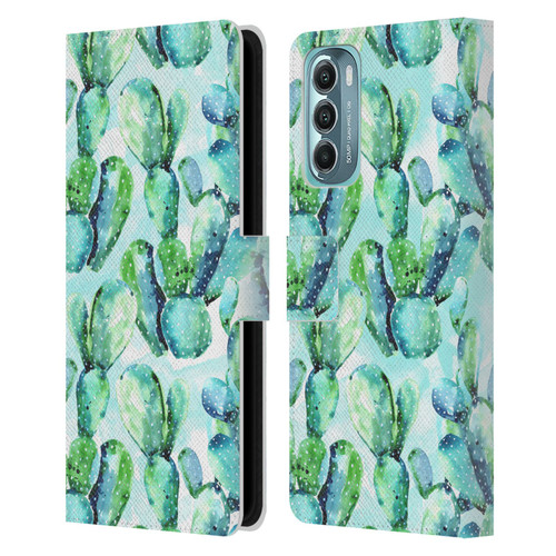 Mark Ashkenazi Banana Life Cactus Leather Book Wallet Case Cover For Motorola Moto G Stylus 5G (2022)