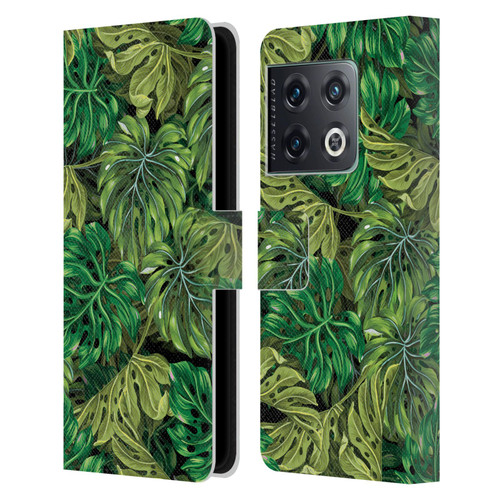 Mark Ashkenazi Banana Life Tropical Haven Leather Book Wallet Case Cover For OnePlus 10 Pro