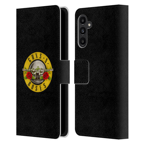 Guns N' Roses Key Art Bullet Logo Leather Book Wallet Case Cover For Samsung Galaxy A13 5G (2021)