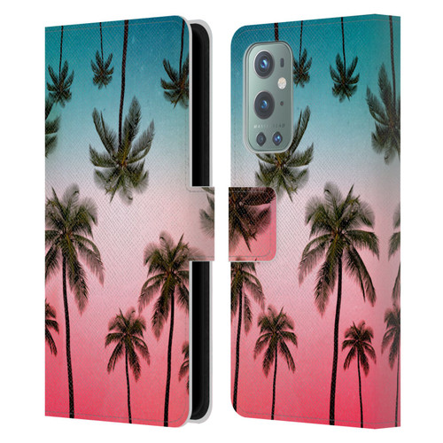 Mark Ashkenazi Banana Life Tropical Leather Book Wallet Case Cover For OnePlus 9