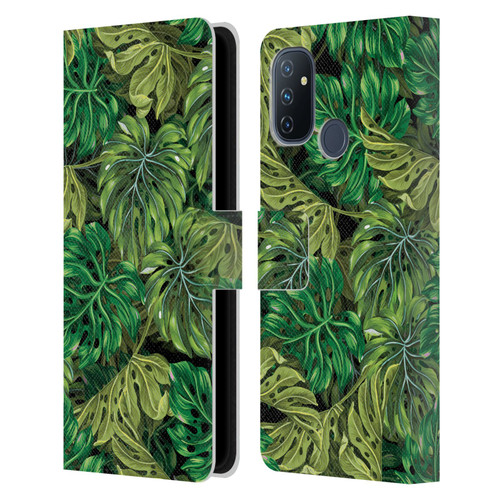 Mark Ashkenazi Banana Life Tropical Haven Leather Book Wallet Case Cover For OnePlus Nord N100