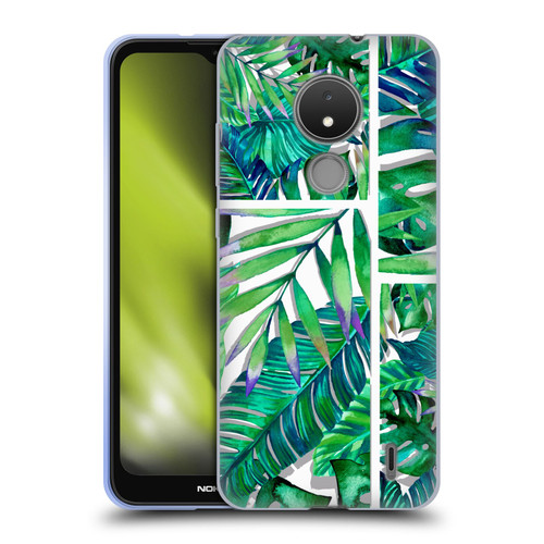 Mark Ashkenazi Banana Life Tropical Green Soft Gel Case for Nokia C21