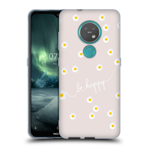 Monika Strigel Happy Daisy Nude Soft Gel Case for Nokia 6.2 / 7.2