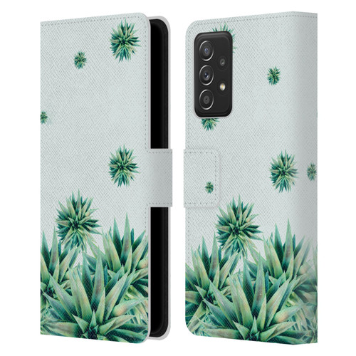 Mark Ashkenazi Banana Life Tropical Stars Leather Book Wallet Case Cover For Samsung Galaxy A52 / A52s / 5G (2021)