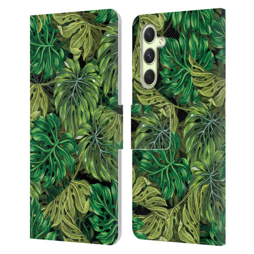 Mark Ashkenazi Banana Life Tropical Haven Leather Book Wallet Case Cover For Samsung Galaxy A54 5G