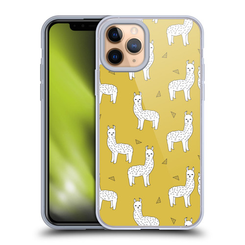Andrea Lauren Design Animals Llama Soft Gel Case for Apple iPhone 11 Pro