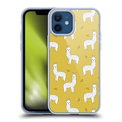 Andrea Lauren Design Animals Llama Soft Gel Case for Apple iPhone 12 / iPhone 12 Pro