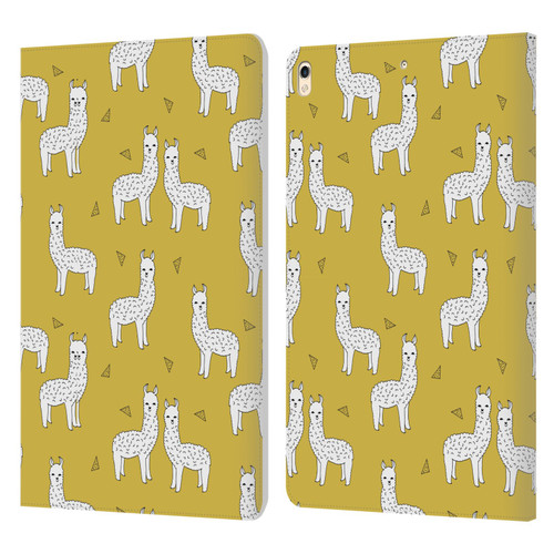 Andrea Lauren Design Animals Llama Leather Book Wallet Case Cover For Apple iPad Pro 10.5 (2017)
