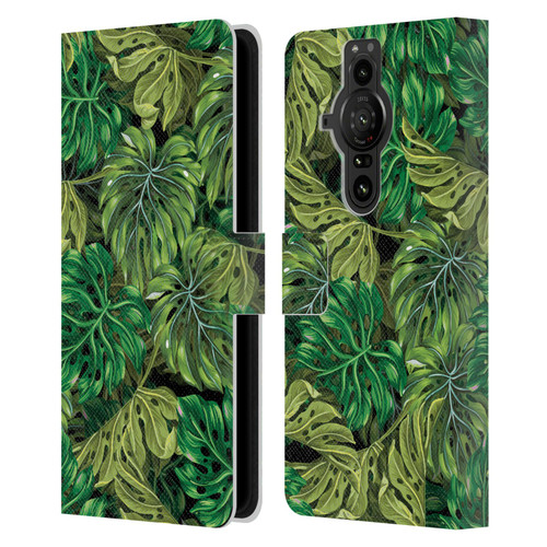 Mark Ashkenazi Banana Life Tropical Haven Leather Book Wallet Case Cover For Sony Xperia Pro-I