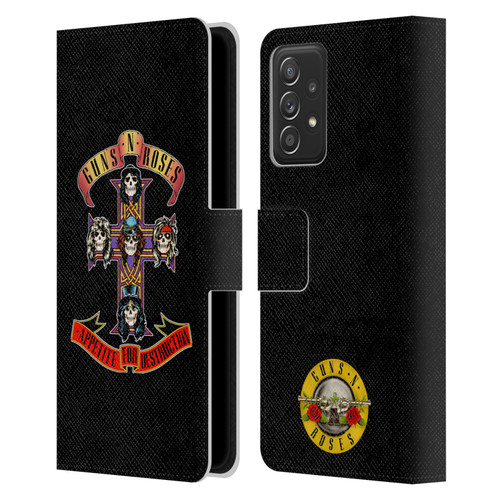 Guns N' Roses Key Art Appetite For Destruction Leather Book Wallet Case Cover For Samsung Galaxy A52 / A52s / 5G (2021)