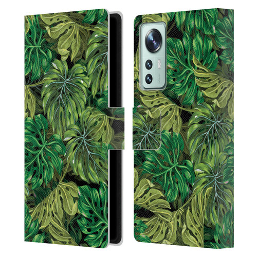 Mark Ashkenazi Banana Life Tropical Haven Leather Book Wallet Case Cover For Xiaomi 12