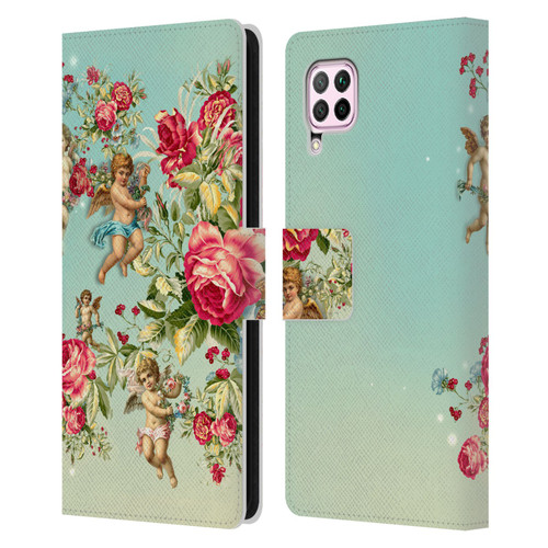 Mark Ashkenazi Florals Roses Leather Book Wallet Case Cover For Huawei Nova 6 SE / P40 Lite