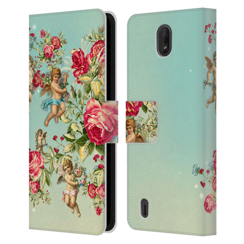 Mark Ashkenazi Florals Roses Leather Book Wallet Case Cover For Nokia C01 Plus/C1 2nd Edition