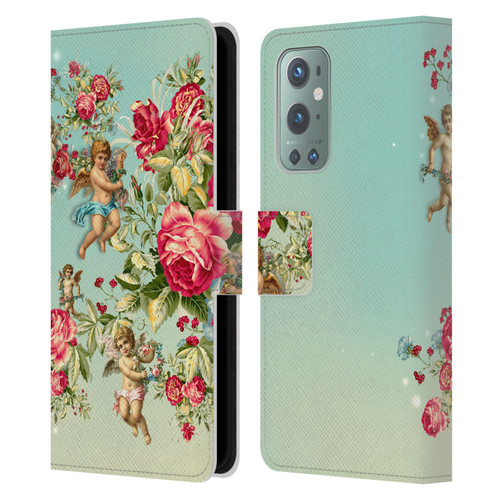 Mark Ashkenazi Florals Roses Leather Book Wallet Case Cover For OnePlus 9