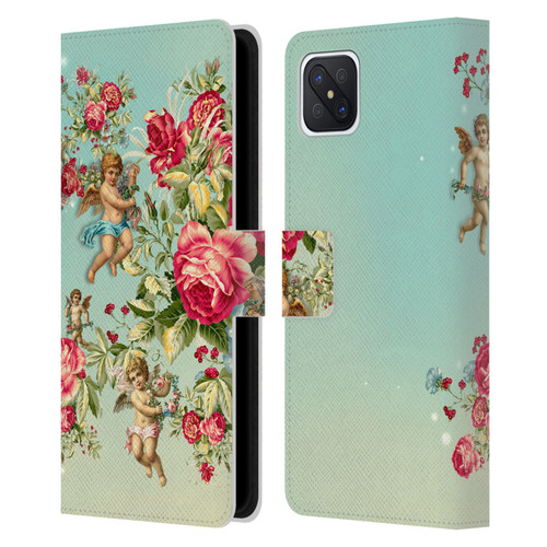Mark Ashkenazi Florals Roses Leather Book Wallet Case Cover For OPPO Reno4 Z 5G