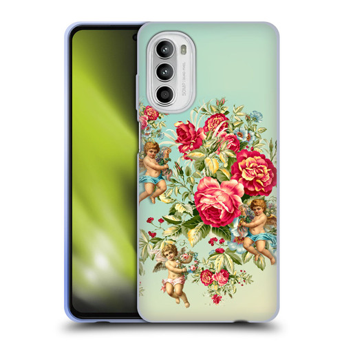 Mark Ashkenazi Florals Roses Soft Gel Case for Motorola Moto G52