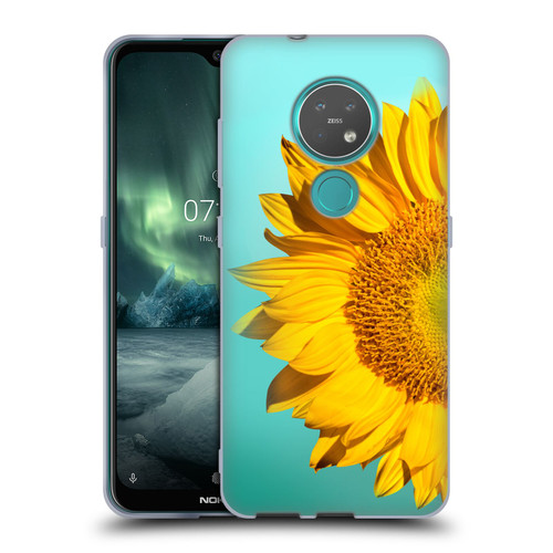 Mark Ashkenazi Florals Sunflowers Soft Gel Case for Nokia 6.2 / 7.2