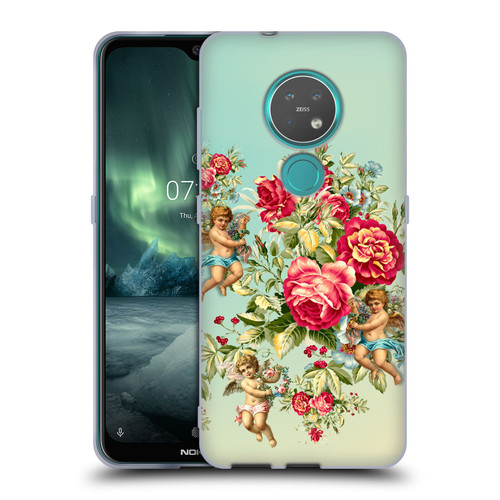 Mark Ashkenazi Florals Roses Soft Gel Case for Nokia 6.2 / 7.2
