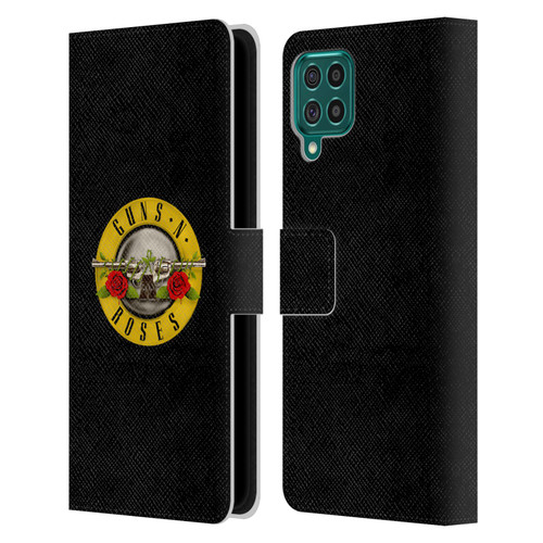 Guns N' Roses Key Art Bullet Logo Leather Book Wallet Case Cover For Samsung Galaxy F62 (2021)