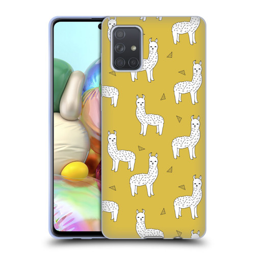 Andrea Lauren Design Animals Llama Soft Gel Case for Samsung Galaxy A71 (2019)