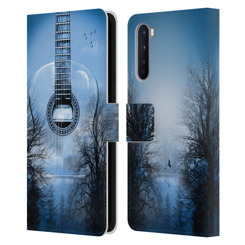 Mark Ashkenazi Music Mystic Night Leather Book Wallet Case Cover For OnePlus Nord 5G