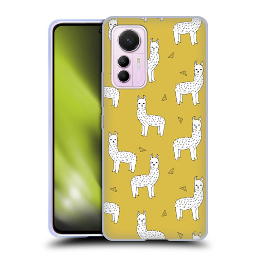 Andrea Lauren Design Animals Llama Soft Gel Case for Xiaomi 12 Lite