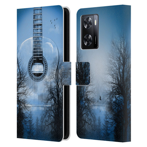 Mark Ashkenazi Music Mystic Night Leather Book Wallet Case Cover For OPPO A57s