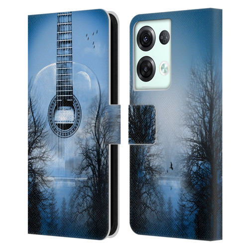 Mark Ashkenazi Music Mystic Night Leather Book Wallet Case Cover For OPPO Reno8 Pro