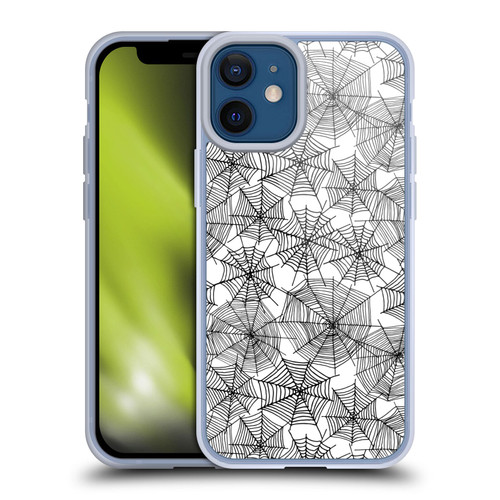 Andrea Lauren Design Assorted Spider Webs Soft Gel Case for Apple iPhone 12 Mini