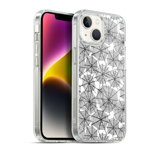 Andrea Lauren Design Assorted Spider Webs Soft Gel Case for Apple iPhone 14