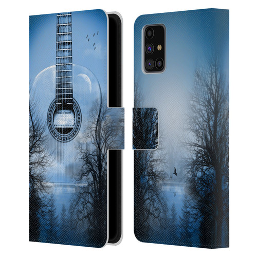 Mark Ashkenazi Music Mystic Night Leather Book Wallet Case Cover For Samsung Galaxy M31s (2020)
