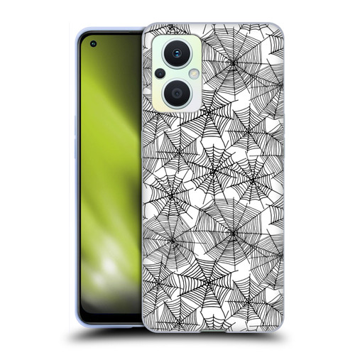 Andrea Lauren Design Assorted Spider Webs Soft Gel Case for OPPO Reno8 Lite