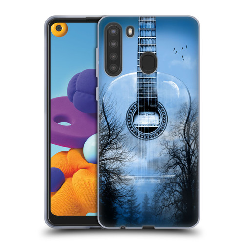 Mark Ashkenazi Music Mystic Night Soft Gel Case for Samsung Galaxy A21 (2020)
