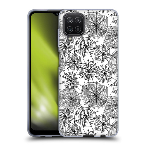 Andrea Lauren Design Assorted Spider Webs Soft Gel Case for Samsung Galaxy A12 (2020)