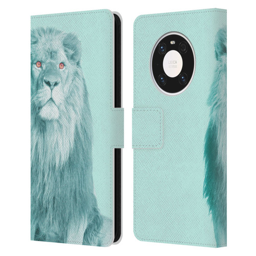 Mark Ashkenazi Pastel Potraits Lion Leather Book Wallet Case Cover For Huawei Mate 40 Pro 5G