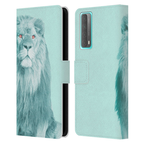 Mark Ashkenazi Pastel Potraits Lion Leather Book Wallet Case Cover For Huawei P Smart (2021)